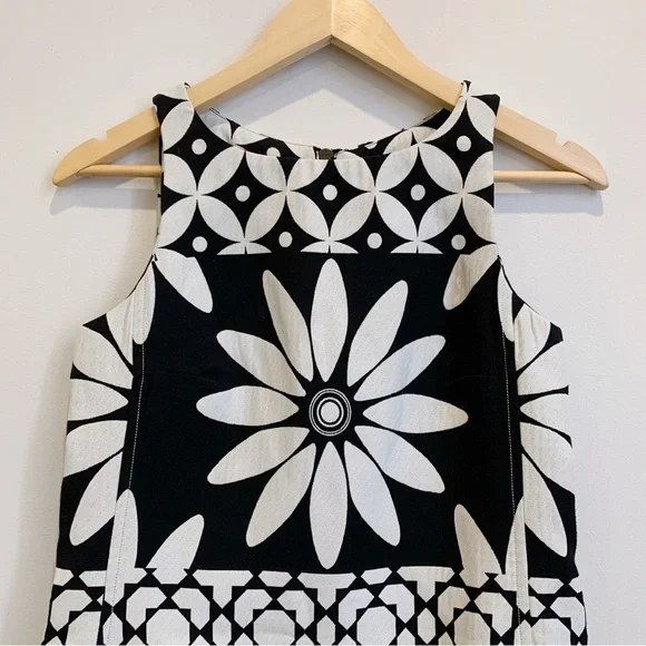 Desigual Geometric Floral A-Line Shift Dress - Picture 4 of 13